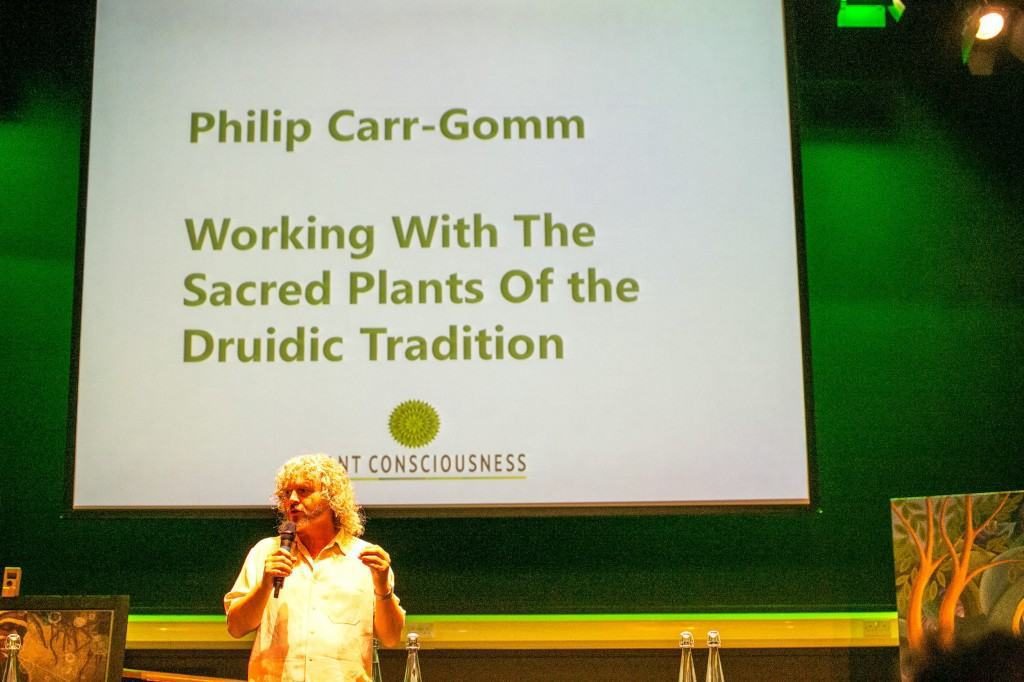 Leading Druid Philip Carr-Gomm beginning his guided meditation. Picture by: Boris Austen