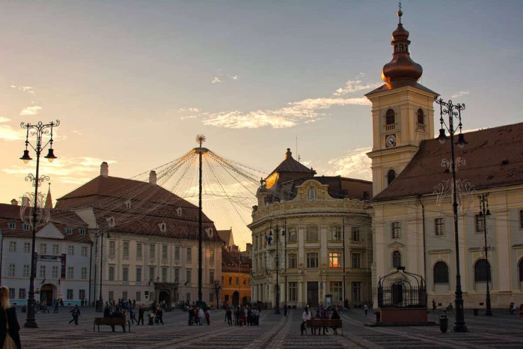Piata Mare is one of the most beautiful in all of Romania