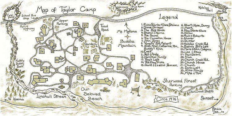Map of Taylor Camp