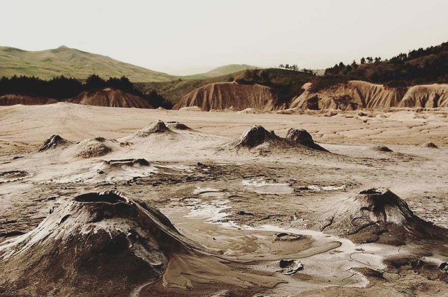 Mud Vulcanoes in Romania
