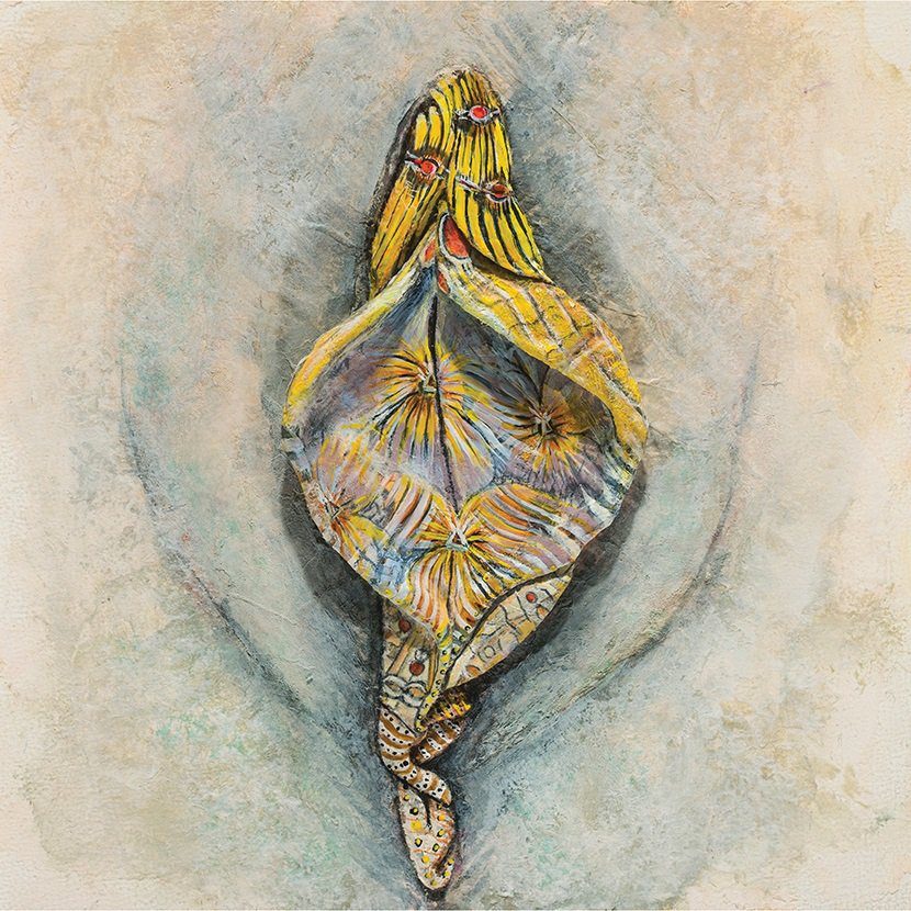 Floral Vagina Paintings by Artist Jacqueline Secor