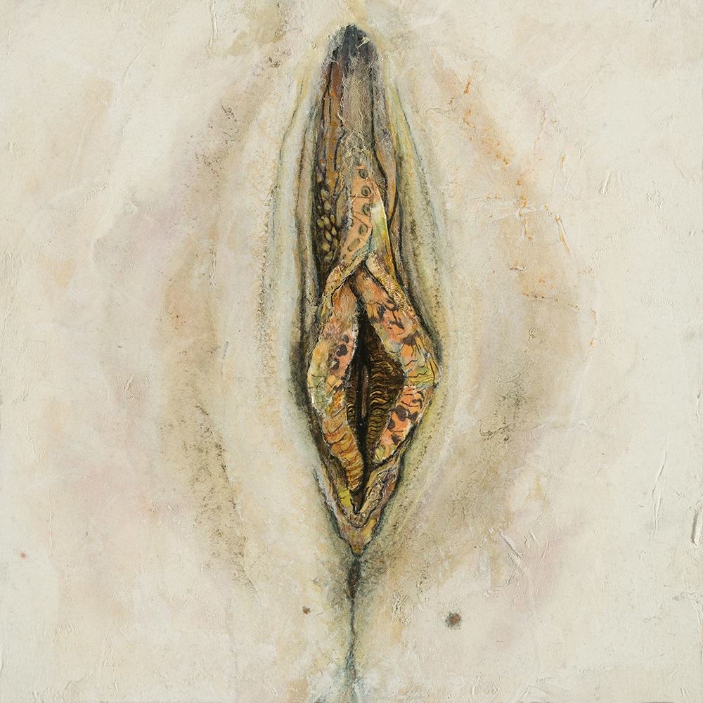 Floral Vagina Paintings by Artist Jacqueline Secor