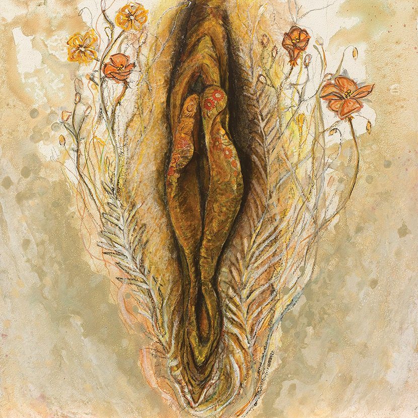 Vulva Painting.