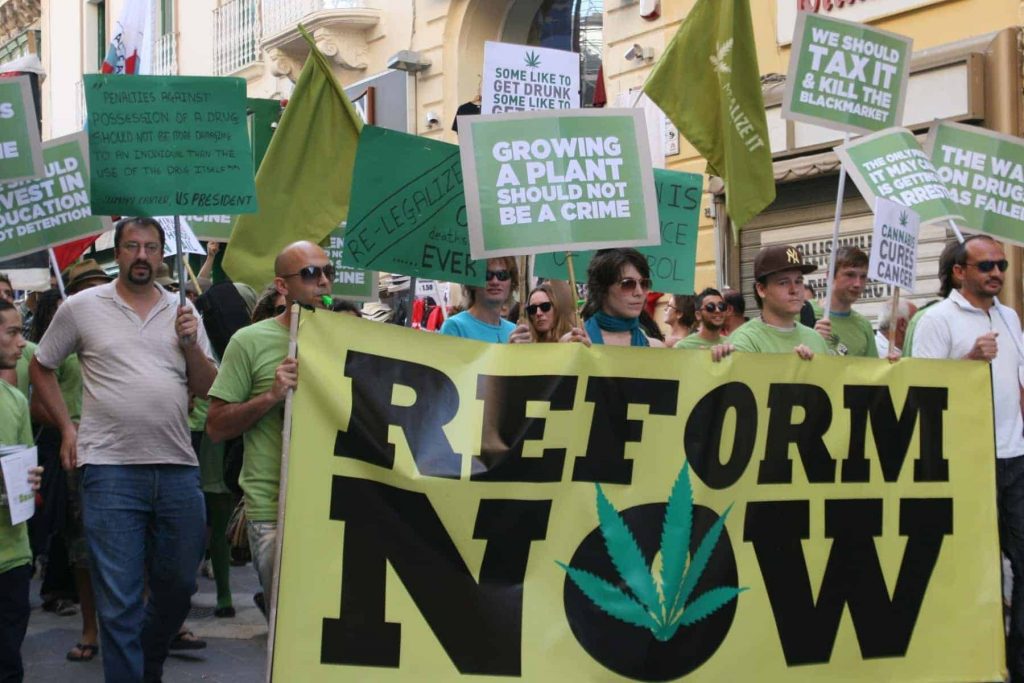 Cannabis March in Malta