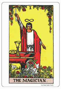 The Magician. by Rider Waite Tarot