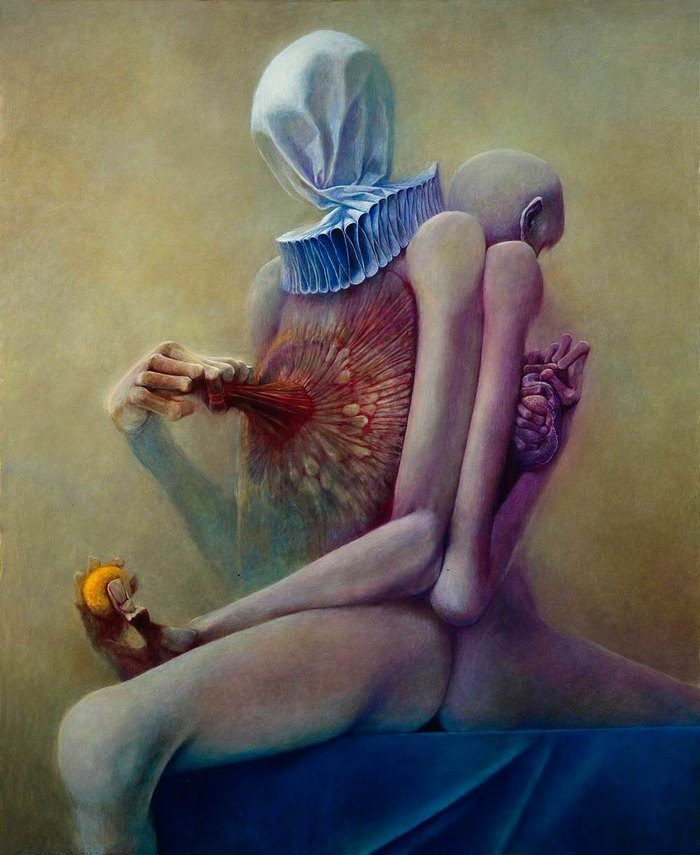 Polish artist paintings nightmares Zdzislaw Beksinski