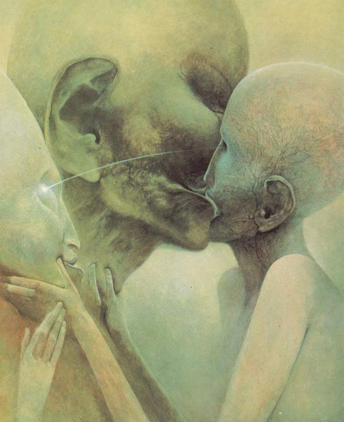 Polish artist paintings nightmares Zdzislaw Beksinski