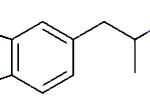 Molecular structure of MDMA