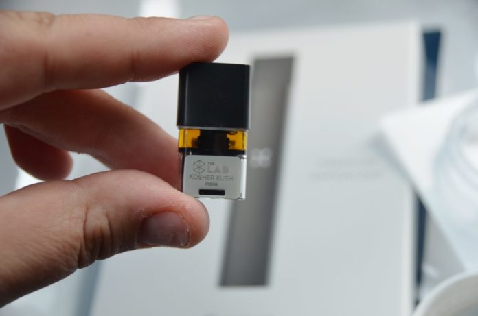 A Kosher Kush Pax Era Pod of live resin. (Lindsey Bartlett, The Cannabist)