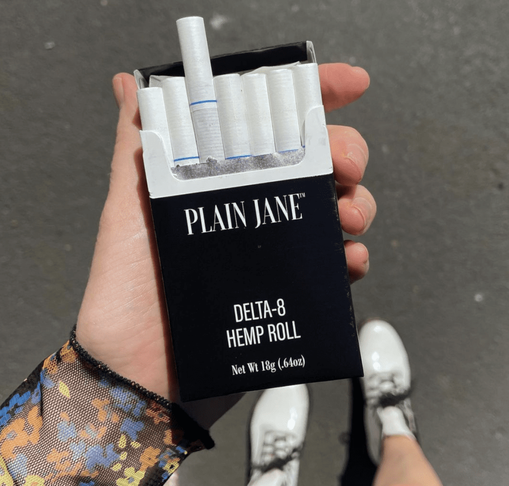 Plain Jane delta-8 hemp cigarettes